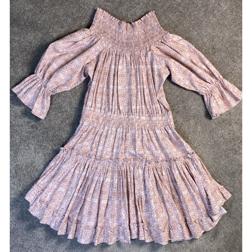 Misa Darla Mini Dress in Washed Tile NWT! New with Tags! Size Large BOHO